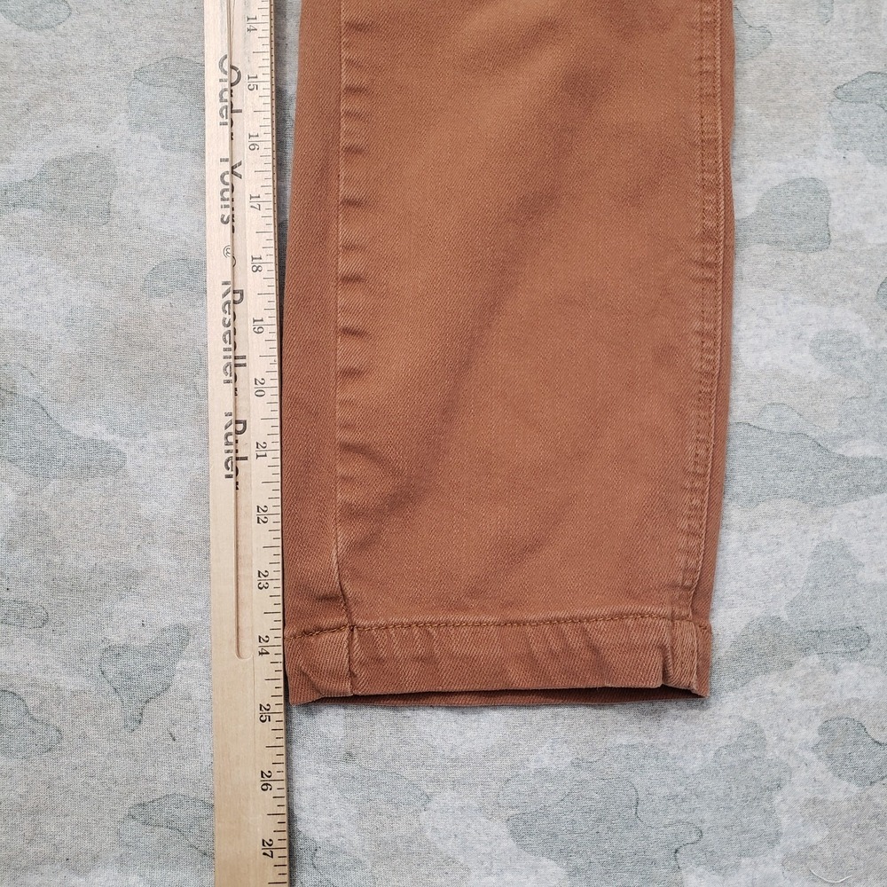 Judy Blue Pants Womens 15/32 Brown Slim Fit Pockets Workwear Carpenter - Picture 3 of 11